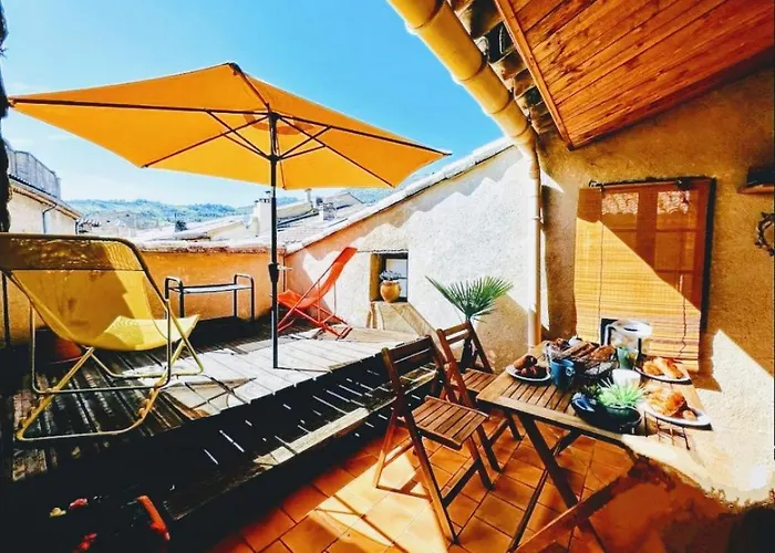 La Terrasse D\'Olea, Au Coeur Du Village